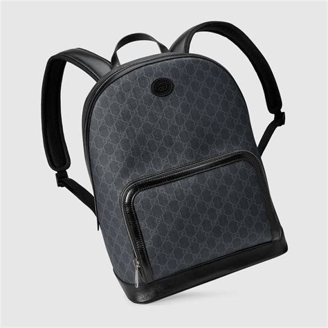 zaino gucci tessuto|Zaino con Incrocio GG in Supreme nero .